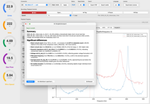 Process comparison with AI-report